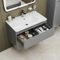 Товар: Тумба с раковиной Iddis Edifice 80 подвесная Светло-серая арт-EDI80L0i95K - фото 6 Тумба с раковиной Iddis Edifice 80 подвесная Светло-серая арт-EDI80L0i95K — фото 6, Тумбы с раковиной