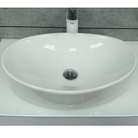 Раковина-чаша Velvex 52 7756C Белая — фото 1, Раковины накладные