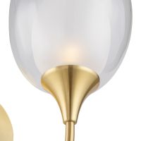 Настенный светильник Maytoni Modern Aura MOD016WL-01BS Прозрачный Латунь — фото 2, Светильники