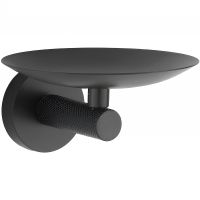 Мыльница Boheme Uno 10973-B Черная матовая — фото 1, Мыльницы