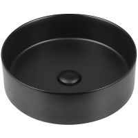 Раковина-чаша Vincea 40 VBS-216MB Черная матовая — фото 1, Раковины накладные