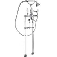 Смеситель для ванны Cezares First VDPS FIRST-VDPS-01-Bi Хром — фото 1, Смесители напольные