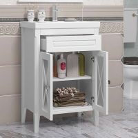 Тумба под раковину Opadiris Палермо 60 00-00006719 Белая матовая — фото 5, Мебель для ванной