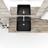 Раковина Esbano Circon 40 ESRNCIRC40MB Черная матовая — фото 4, Раковины накладные