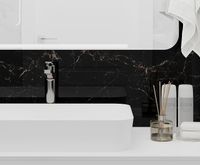 Керамогранит Laparet Nirvana Black черный полированный 60х120 см — фото 3, Керамогранит