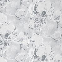 Обои Accento Alice 287187 Винил на флизелине (1,06*10,05) Серый/Черный, Цветы/Абстракция — фото 1, Обои для стен