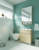 Товар: Тумба с раковиной 1MarKa Mira 60Н У83303 Дуб сонома - фото 4 Тумба с раковиной 1MarKa Mira 60Н У83303 Дуб сонома — фото 4, Тумбы с раковиной