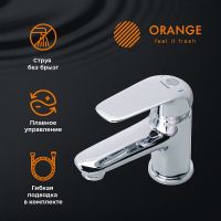 Товар: Смеситель для раковины Orange Iris M41-021cr Хром - фото 7 Смеситель для раковины Orange Iris M41-021cr Хром — фото 7, Смесители