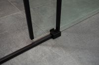 Душевая дверь Aquanet Pleasure AE60-N-150H200U-BT 150 273599 профиль Черный матовый стекло прозрачное — фото 7, Раздвижные душевые двери