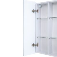 Зеркальный шкаф Art&Max Verona AM-Ver-700-800-2D-R-DS-F с подсветкой с сенсорным выключателем Белый — фото 6, Мебель для ванной