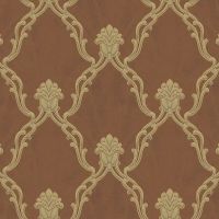 Обои Bruno Zoff Silver 60112-5 Фольга на флизелине (1,06*10,05)  Коричневый, Ромб — фото 1, Обои для стен