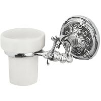 Стакан для зубных щеток Art&Max Barocco AM-1787-Cr Хром — фото 1, Мыльницы