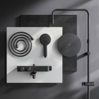 Товар: Душевая система AM.PM Inspire V2.0 F0750A522 с термостатом Черная матовая - фото 17 Душевая система AM.PM Inspire V2.0 F0750A522 с термостатом Черная матовая — фото 17, Душевое оборудование. Душевая программа