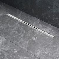 Душевой лоток AM.PM MasterFlow 60 W01SC-S11-060-05SB с решеткой Хром матовый Slim line — фото 4, Душевые лотки