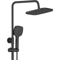 Душевая система Orange T02S4-911b Черная — фото 5, Душевые стойки
