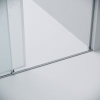 Душевая дверь Grossman Galaxy 130 100.K33.01.130.10.02 профиль Хром стекло шиншилла — фото 4, Раздвижные душевые двери