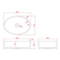 Раковина-чаша Boheme Armadi Art Canale 50 878-W Белая глянцевая — фото 3, Раковины