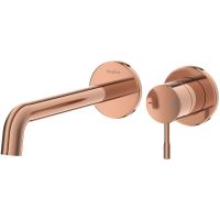 Смеситель для раковины Teska Atlas E5709 Розовое золото — фото 1, Смесители для раковины