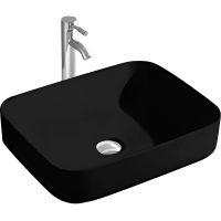 Раковина-чаша Aquatek Вега 50 AQ5515-MB Черная матовая — фото 1, Раковины накладные