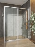 Товар: Душевой уголок Orange 150x90 E23-15090TCR профиль Хром стекло прозрачное - фото 3 Душевой уголок Orange 150x90 E23-15090TCR профиль Хром стекло прозрачное — фото 3, Душевые уголки