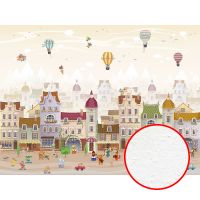 Фреска детская Ortograf Little Friends 34346 Фактура бархат FX Флизелин (4*3) Розовый/Разноцветный, Мультимедия — фото 1, Фрески