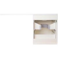 Тумба под раковину Style Line Даллас Люкс Plus 120 СС-00002351 подвесная Белая — фото 5, Мебель для ванной