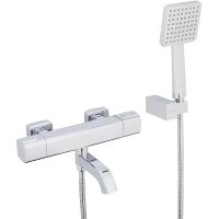 Смеситель для ванны Gappo G3291 с термостатом Хром — фото 1, Смеситель для ванны