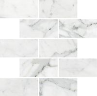 Мозаика Kerranova Marble Trend Carrara K-1000/LR/m13 30,7x30,7см — фото 1, Керамогранит