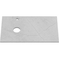 Тумба с раковиной Brevita Cargo 80 УТ000024159 подвесная Белая матовая — фото 9, Мебель для ванной