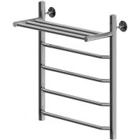 Водяной полотенцесушитель Aquanet Fiona 60x40 266739 с полкой Хром — фото 1, Водяные полотенцесушители