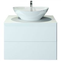 Тумба с раковиной Orange Otto 75 Ot-75TuSTONE+G56 Белая — фото 1, Тумбы с раковиной