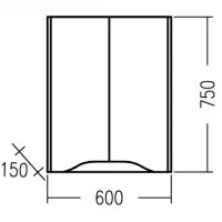 Товар: Подвесной шкаф СанТа Сатурн 60 700373 Белый Дуб австрийский - фото 4 Подвесной шкаф СанТа Сатурн 60 700373 Белый Дуб австрийский — фото 4, Мебель для ванной