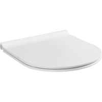 Сиденье для унитаза Boheme Bianca 966-W Белый глянец с Микролифтом — фото 1, Комплектующие для душевого оборудования