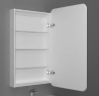 Зеркальный шкаф Raval Morelle 60 Mrl.03.60/A/RL с подсветкой Антрацит — фото 2, Зеркальные шкафы в ванную