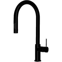 Товар: Смеситель для кухни Webert Doha DH940302560 Черный матовый - фото 1 Смеситель для кухни Webert Doha DH940302560 Черный матовый — фото 1, Смесители для кухни