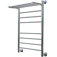 Водяной полотенцесушитель Тругор Аспект 2 П НП 80x50 с полкой Хром — фото 1, Водяные полотенцесушители