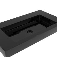 Раковина Flaminia Mini 75 MW75SPNER Черная — фото 1, Раковины