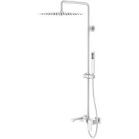 Душевая система Boheme Qubic 478-MW Белая матовая — фото 1, Душевое оборудование. Душевая программа