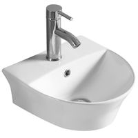 Раковина SantiLine 45 SL-2008 Белая — фото 1, Мини-раковины