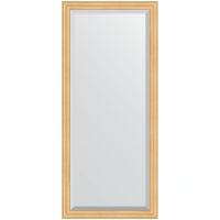 Зеркало Evoform Exclusive 161х71 BY 1203 с фацетом в багетной раме - Сосна 62 мм — фото 1, Мебель для ванной