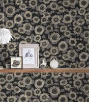 Обои AS Creation New Life Винил на флизелине (0,53*10,05) Черный/Серый, Цветы арт-37685-4 — фото 3, Обои для стен