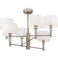 Люстра Maytoni Modern Lincoln MOD527PL-06N Белая Никель — фото 4, Люстры