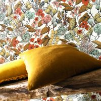 Обои Caselio Flower Power 101857241 Винил на флизелине (0,53*10,05) Разноцветный, Цветы — фото 2, Обои для стен