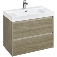 Тумба под раковину Roca Ona 80 A857630511 подвесная Темный вяз — фото 1, Мебель для ванной