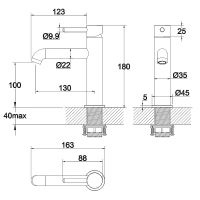 Товар: Смеситель для раковины Whitecross Y gunmetal Y1211GM Оружейная сталь - фото 3 Смеситель для раковины Whitecross Y gunmetal Y1211GM Оружейная сталь — фото 3, Смесители