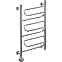 Электрический полотенцесушитель Ника Curve ЛZ 80/50 Хром — фото 1, Электрические полотенцесушители