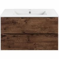 Тумба под раковину Vincea Mia 75 VMC-2MC750RW подвесная R.Wood — фото 1, Тумбы под раковину