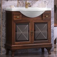 Тумба под раковину Opadiris Борджи 85 00-00006743 Светлый орех — фото 1, Мебель для ванной