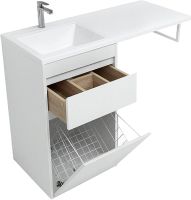 Товар: Тумба под раковину Aquanet Токио 110 239289 Белая - фото 3 Тумба под раковину Aquanet Токио 110 239289 Белая — фото 3, Мебель для ванной