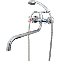 Смеситель для ванны Frap H19 F2619 универсальный Хром — фото 1, Смеситель для ванны